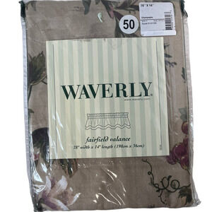 Waverly Fairfield Window Covering Curtain Valance NWT